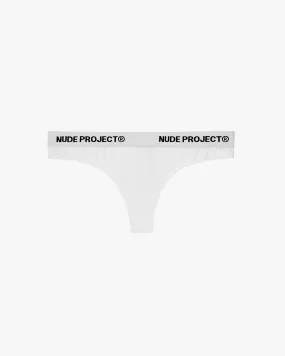 ESSENTIAL THONG WHITE