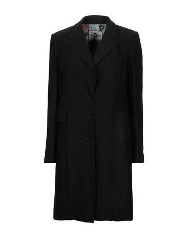 Etro Women Overcoat Black 12 UK