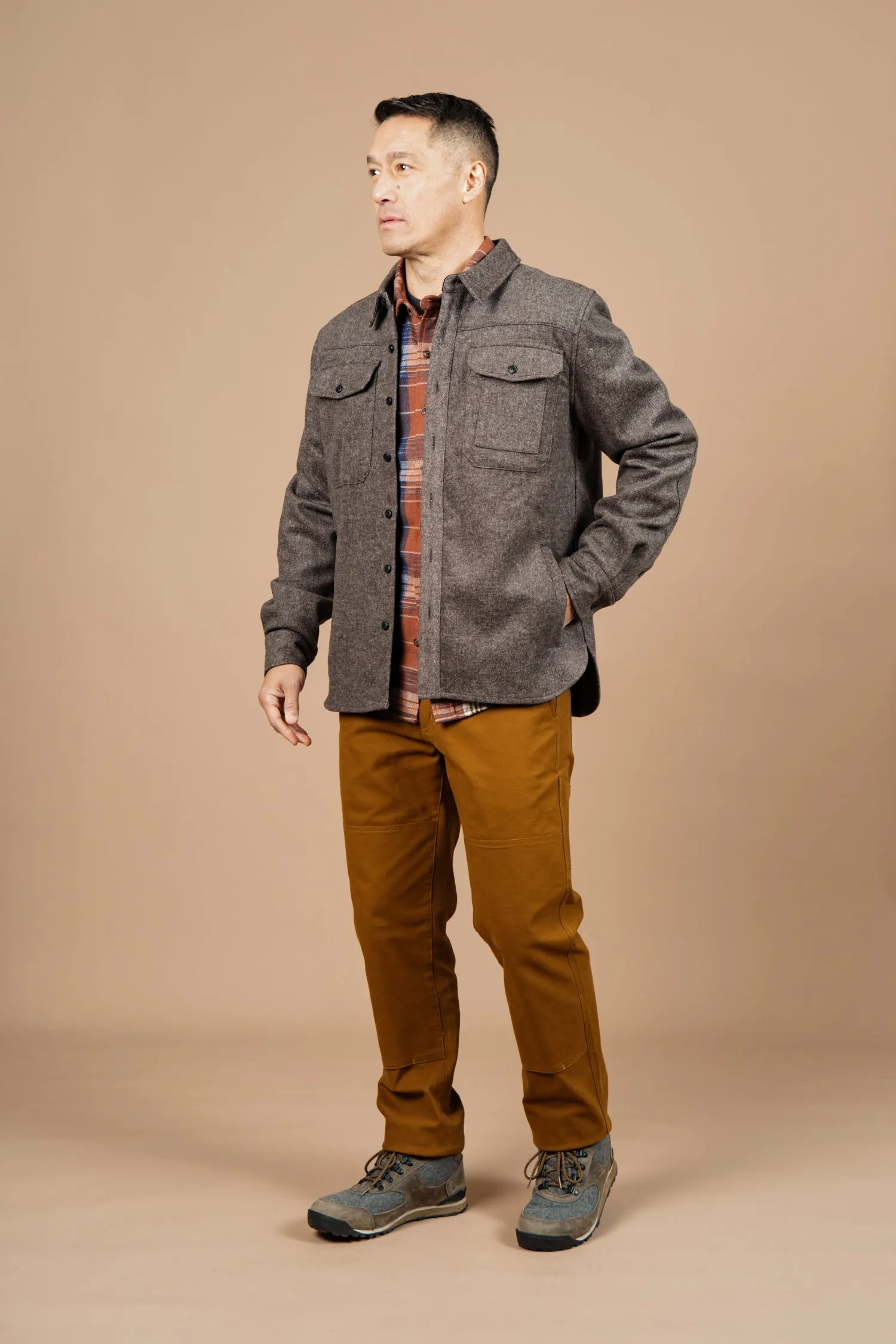 Fielding Shirt Jacket / Walnut Twill