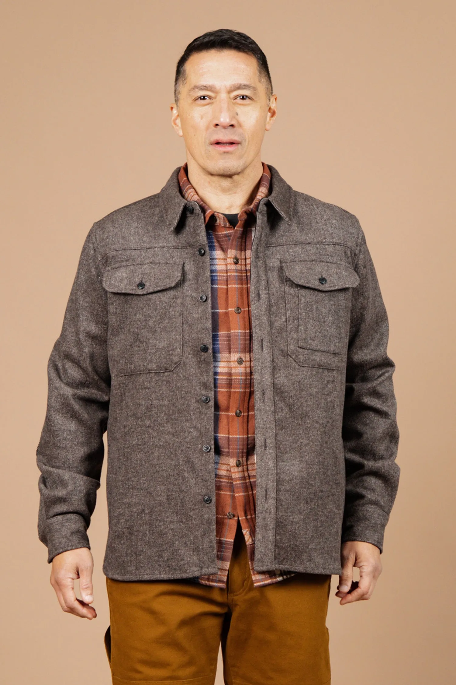 Fielding Shirt Jacket / Walnut Twill