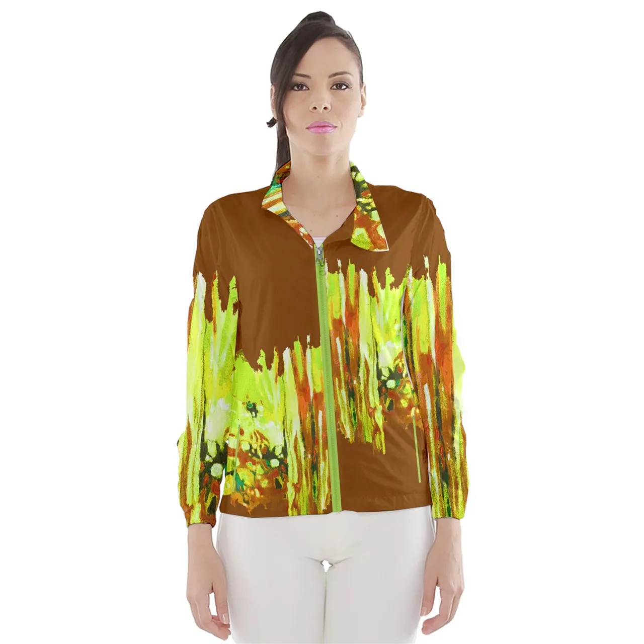 FLOROCTUBRE Women's Windbreaker