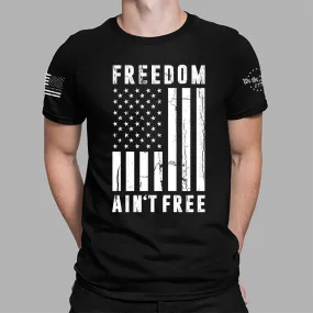 Freedom Ain't Free Patriotic USA Flag T-Shirt | Patriotic USA flag Shirt | Freedom | American | USA Flag T-shirt