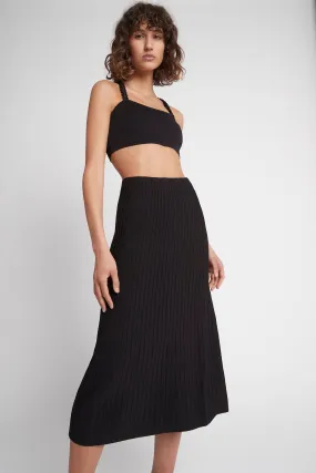 Frey Knit Midi Skirt