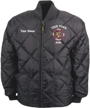 Game Sportswear: "The Bravest" Diamond Quilt Jacket - Deluxe Embroidery Package