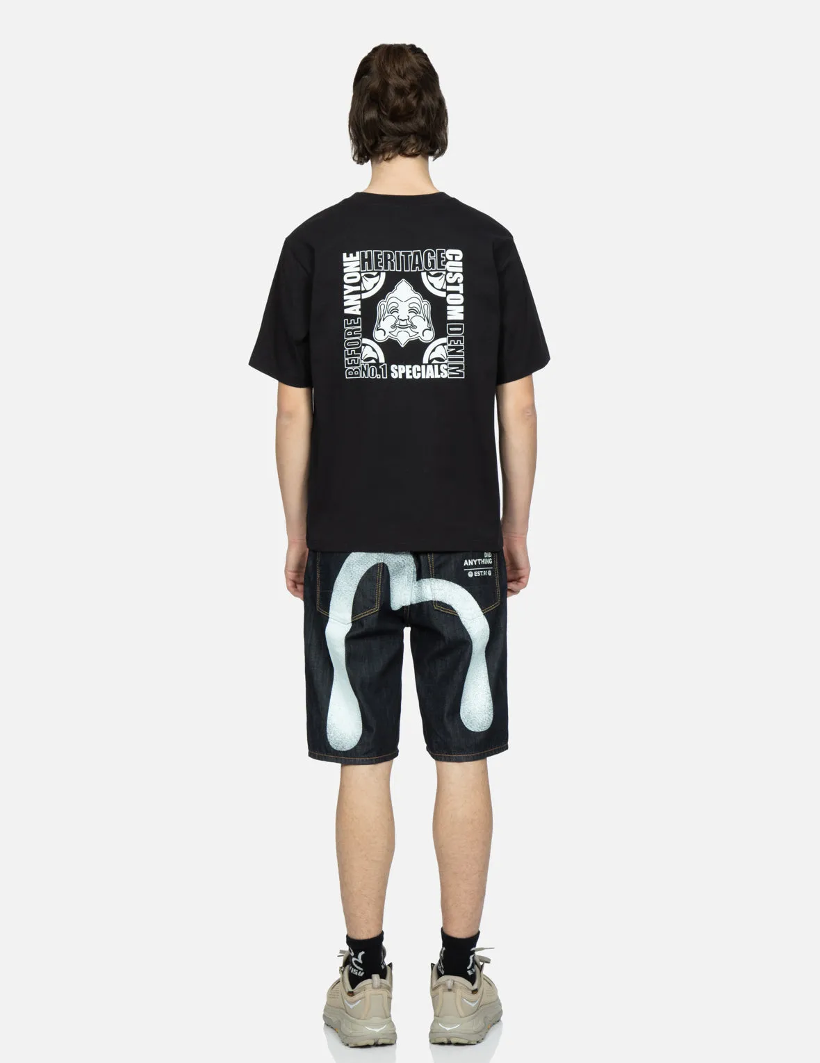 Godhead and Kamon Square Print T-shirt