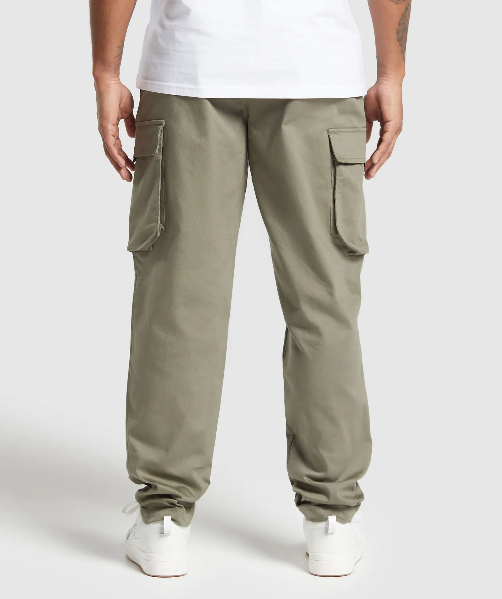 Gymshark Rest Day Woven Cargo Pants - Utility Green