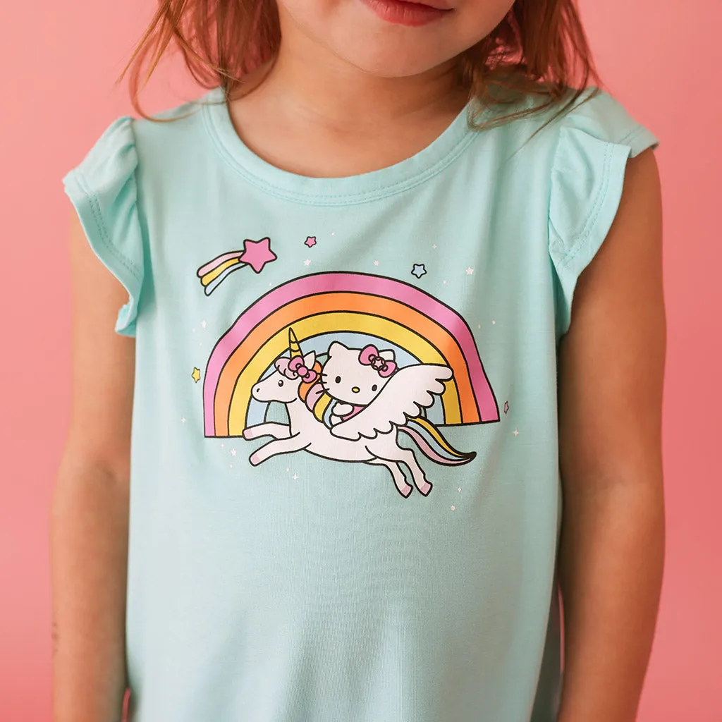 Hello Kitty® Unicorn Ruffled Tee