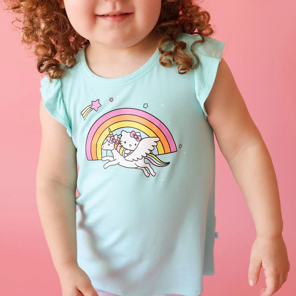 Hello Kitty® Unicorn Ruffled Tee