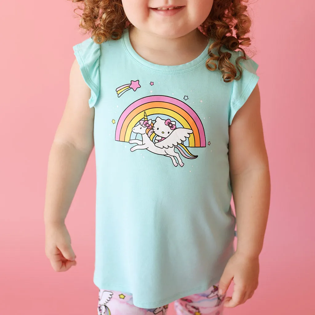 Hello Kitty® Unicorn Ruffled Tee