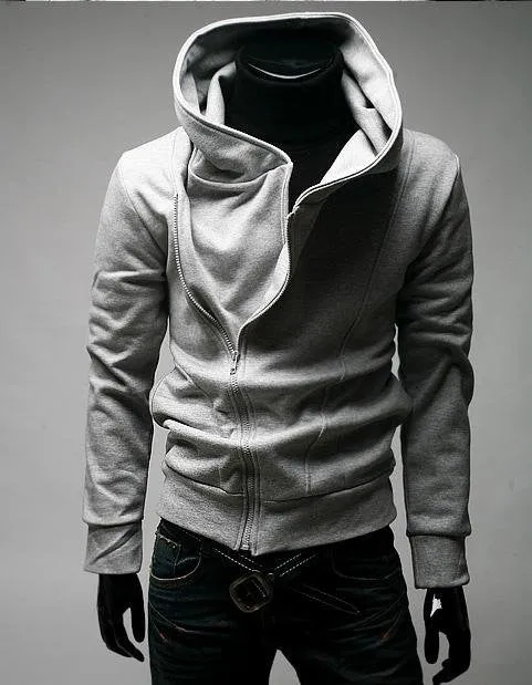 High Collar Men Jacket Top Brand Men Dust Coat Hoodies Clothes Sweater Overcoat Outwear