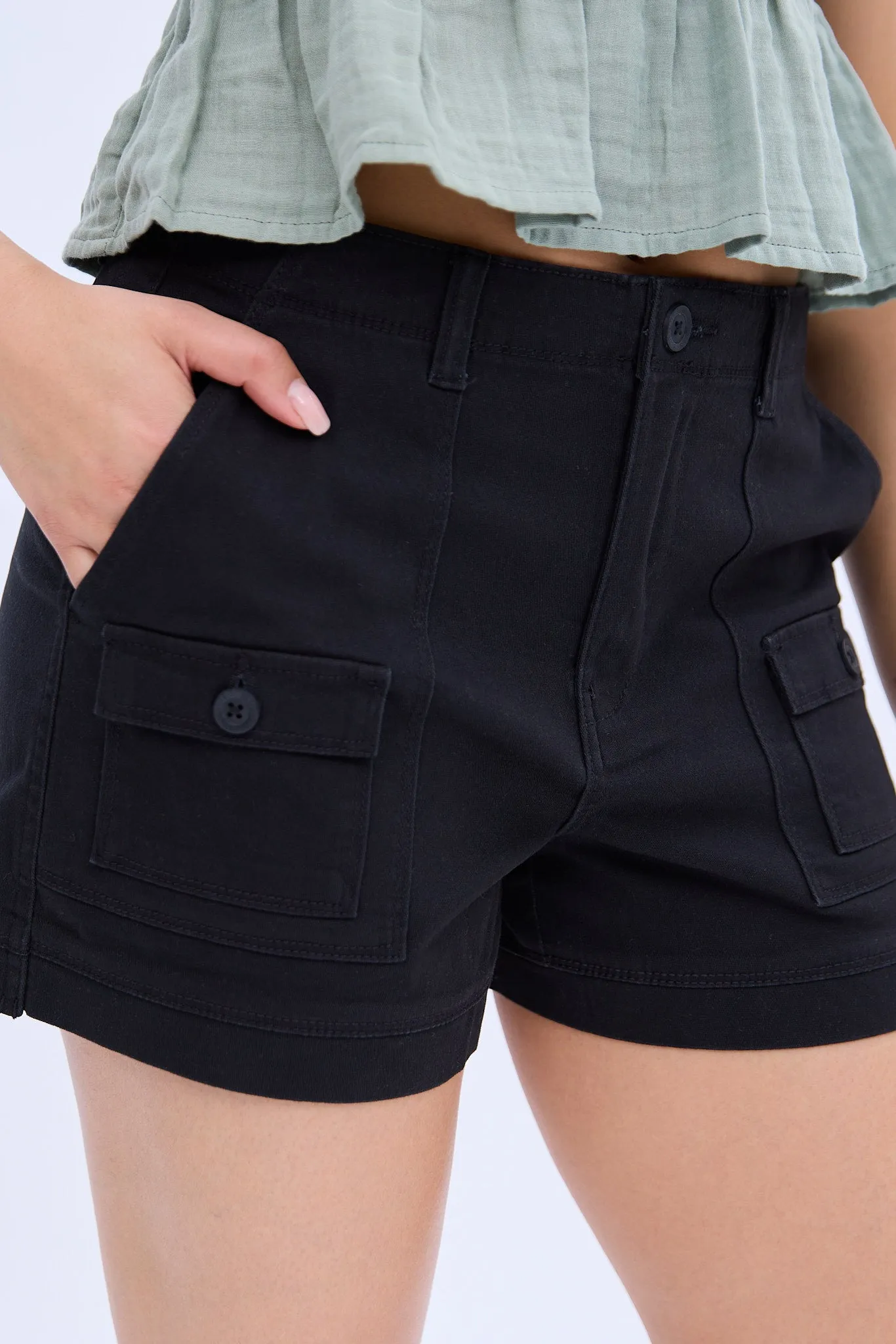 High Rise Cargo Short