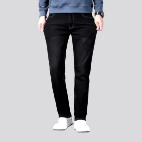 High rise slim men's jeans