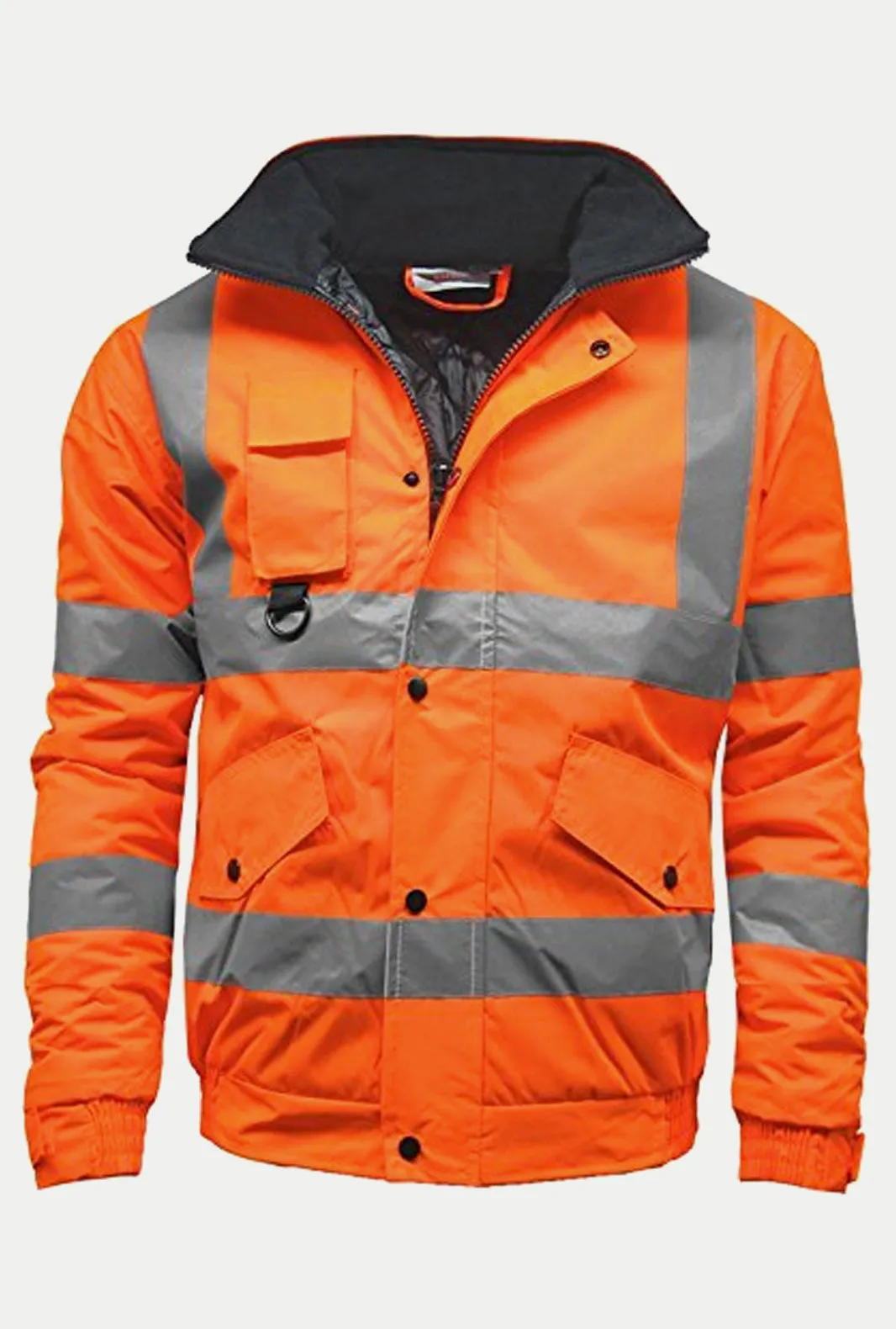 High Visibility Single Tone Bomber Jacket