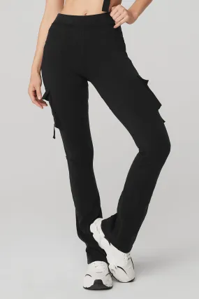 High-Waist Catch The Vibe Flare Legging - Black