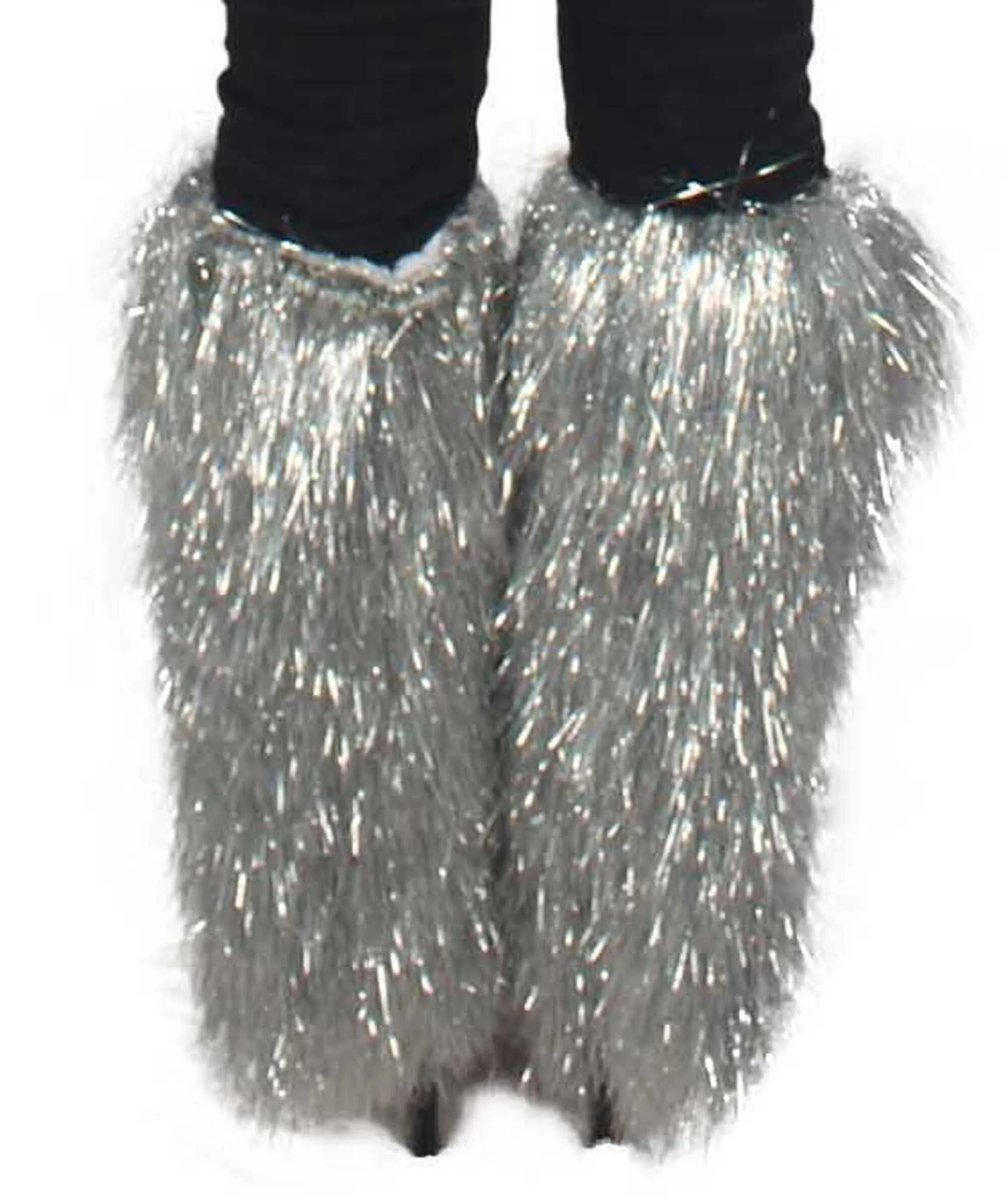 HPO Adult Unisex Tinsel Party Leg Warmers in Multiple Color Options I Suitable for Halloween and Cosplay I Flame-retardant Tinsel Material