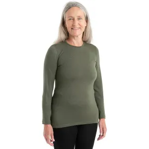 Icebreaker Merino Women's Tech Heavyweight Base Layer Long Sleeve Crew Neck Shirt, Merino Wool