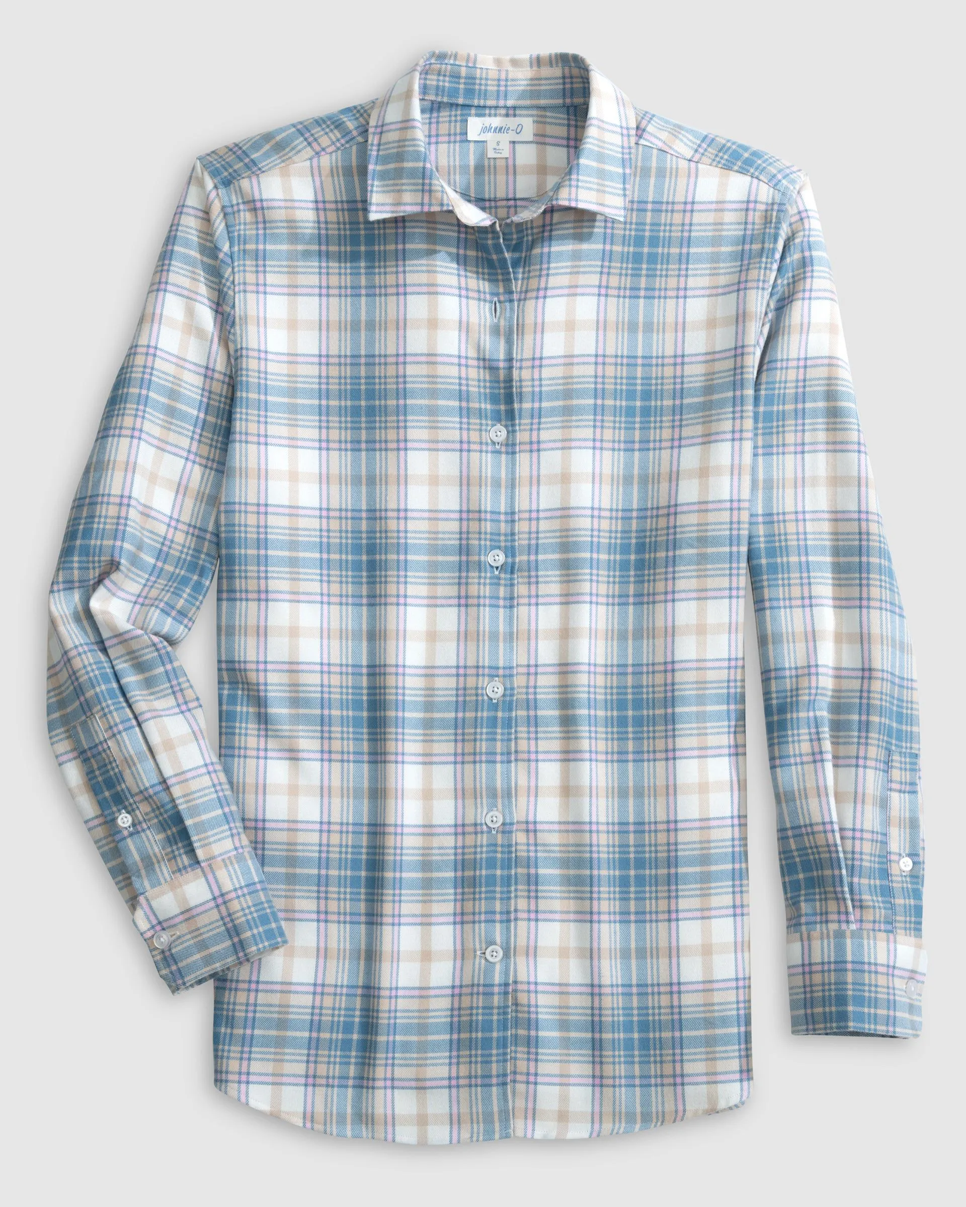 Inez Flannel Button-Up Shirt