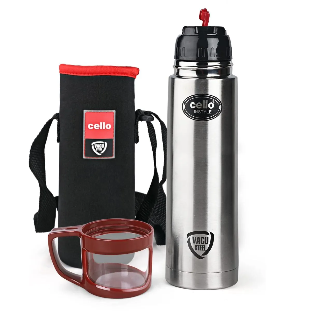 Instyle Flask, Vacusteel Water Bottle, 500ml