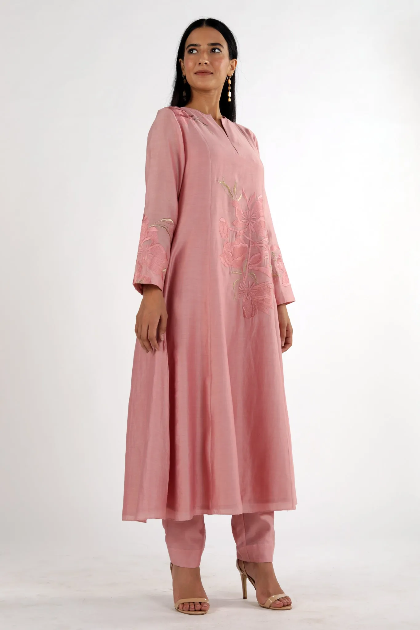 IRA - Panelled A-Line Kurta Set