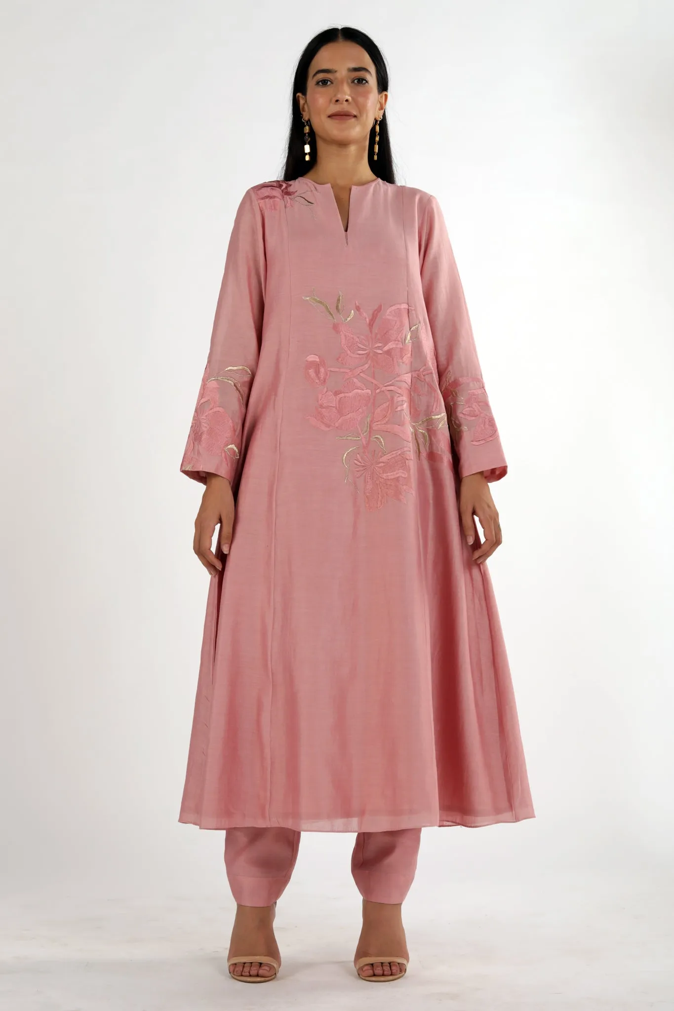 IRA - Panelled A-Line Kurta Set