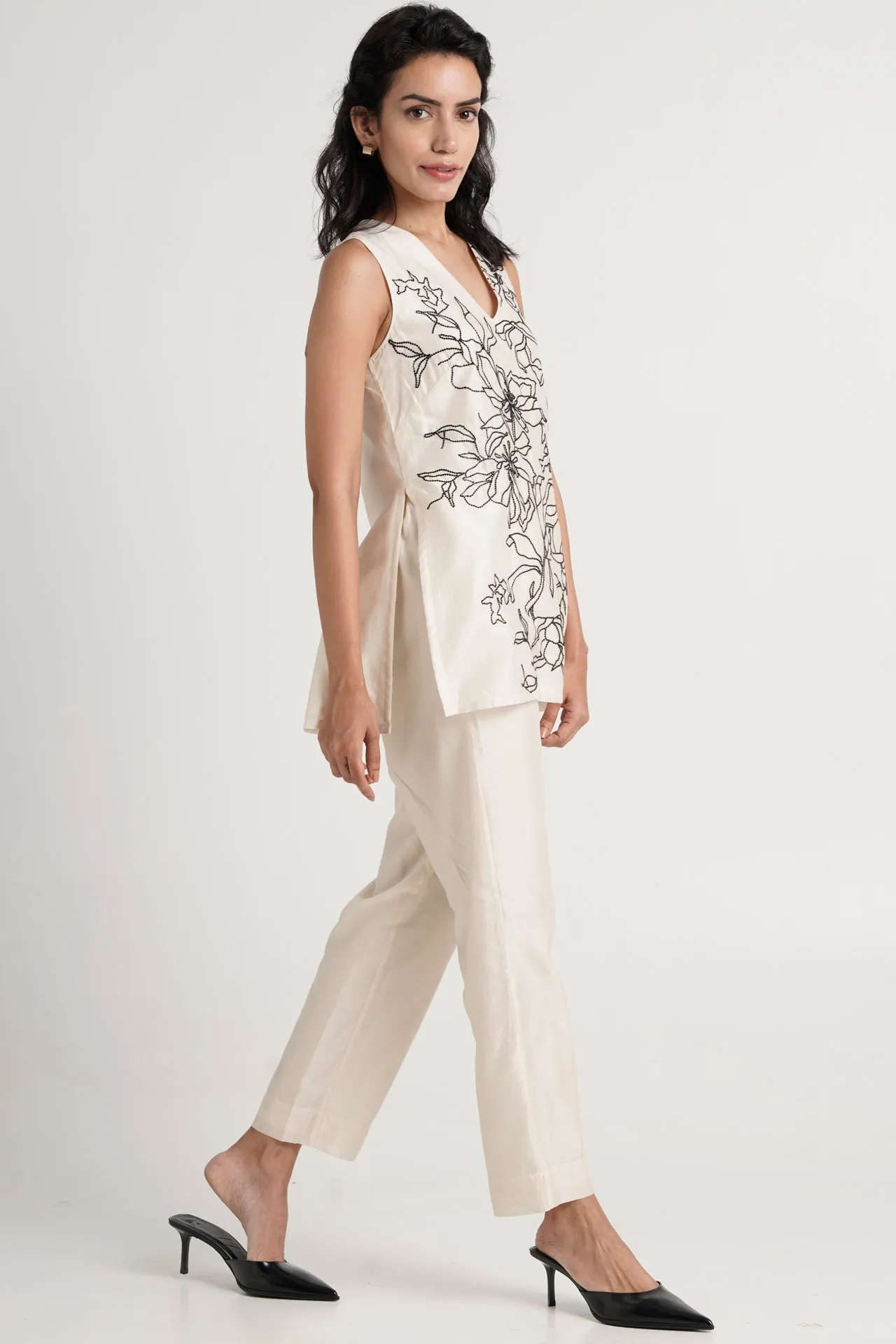 Irwin - Sequinned Sleeveless Top   Pants