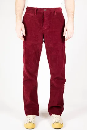 Japanese  8 wale burgundy Corduroy Miners