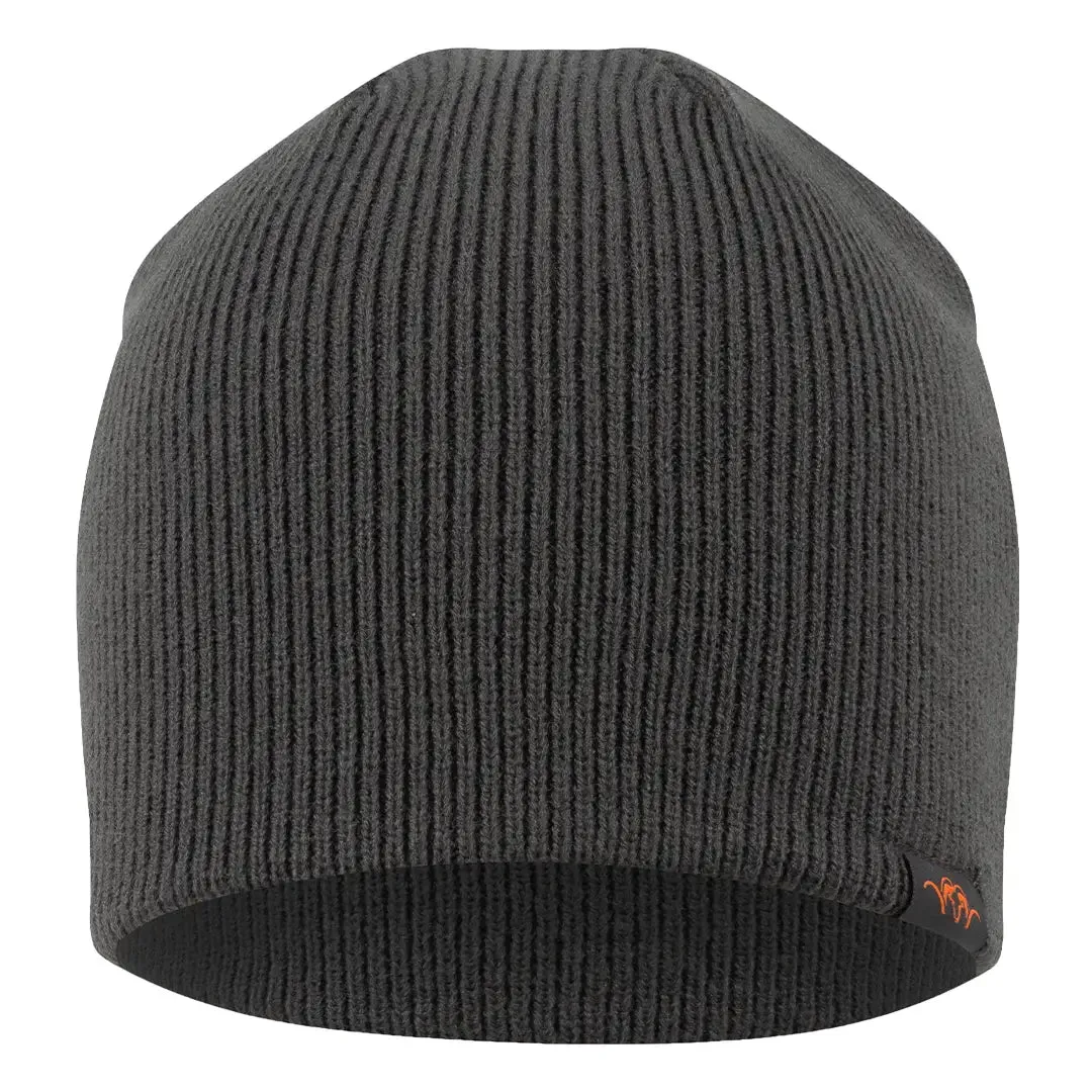 Jeff Rib Beanie - Anthracite by Blaser