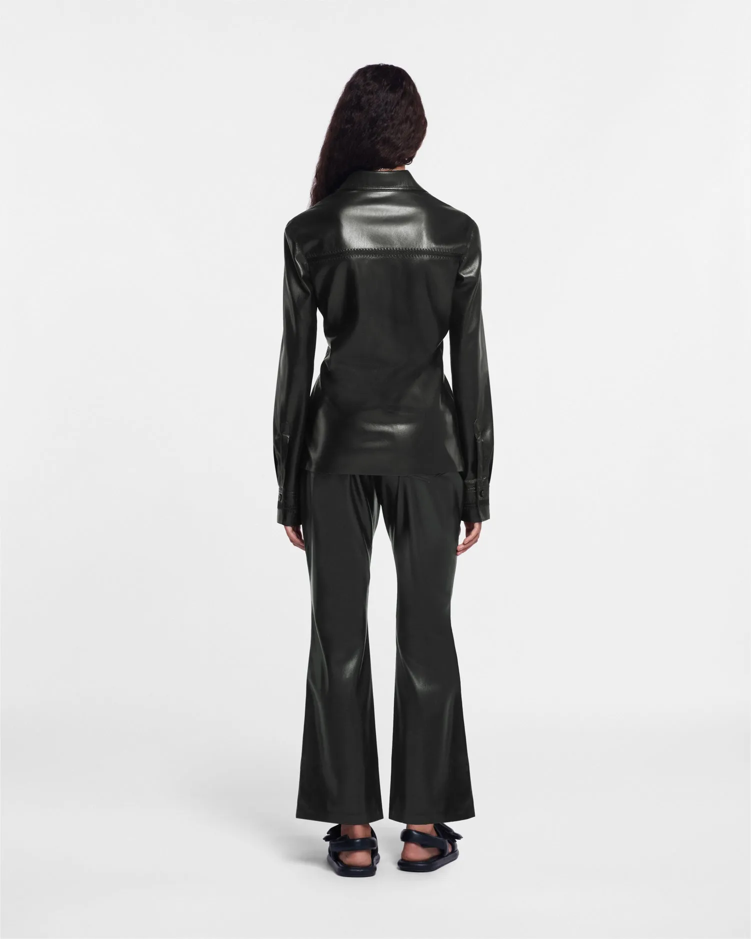 Jesca - Sale Okobor™ Alt-Leather Pants - Black