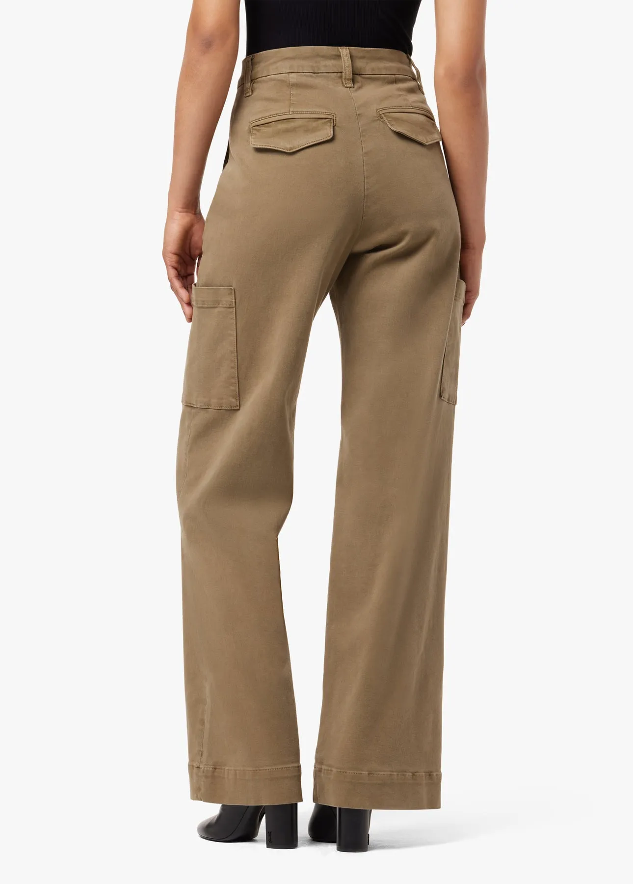 Joes Jeans The Petra High Rise Wide Leg Pants in Capers