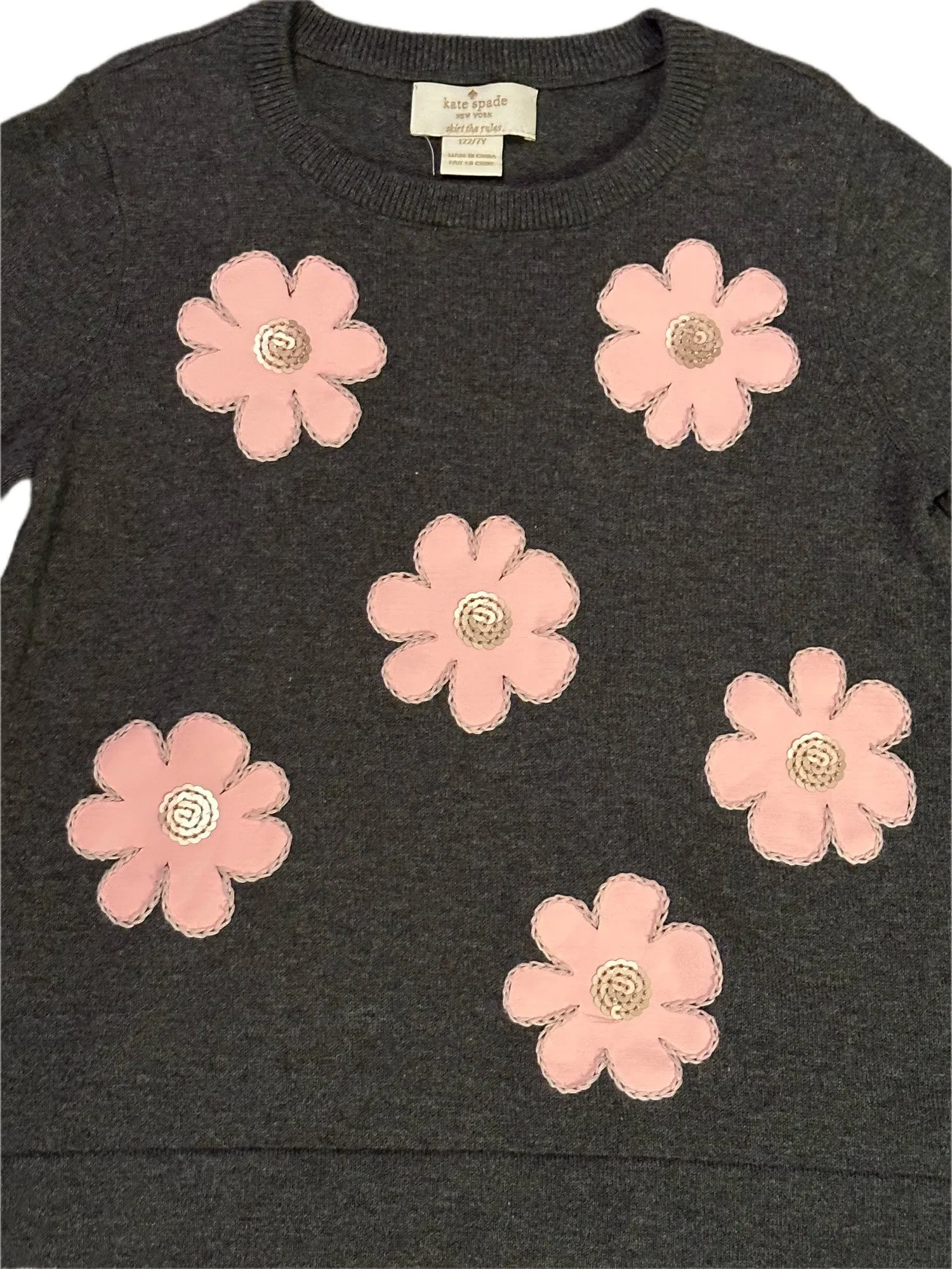 KATE SPADE PETAL SWEATER (SZ 7)