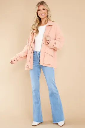 Keep Me Grounded Pale Pink Jacket