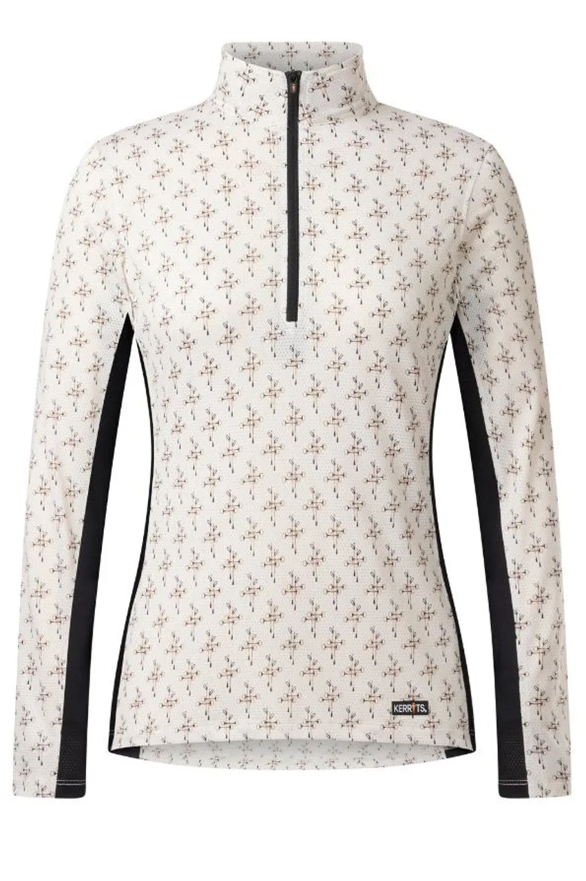 Keystone Ice Fil Long Sleeve Zip Shirt - Print