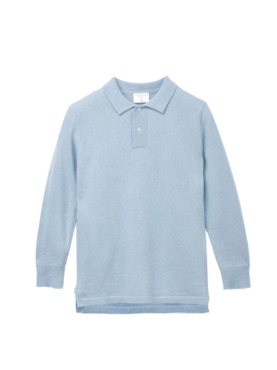 Kids Polo Sweater_Baby Blue