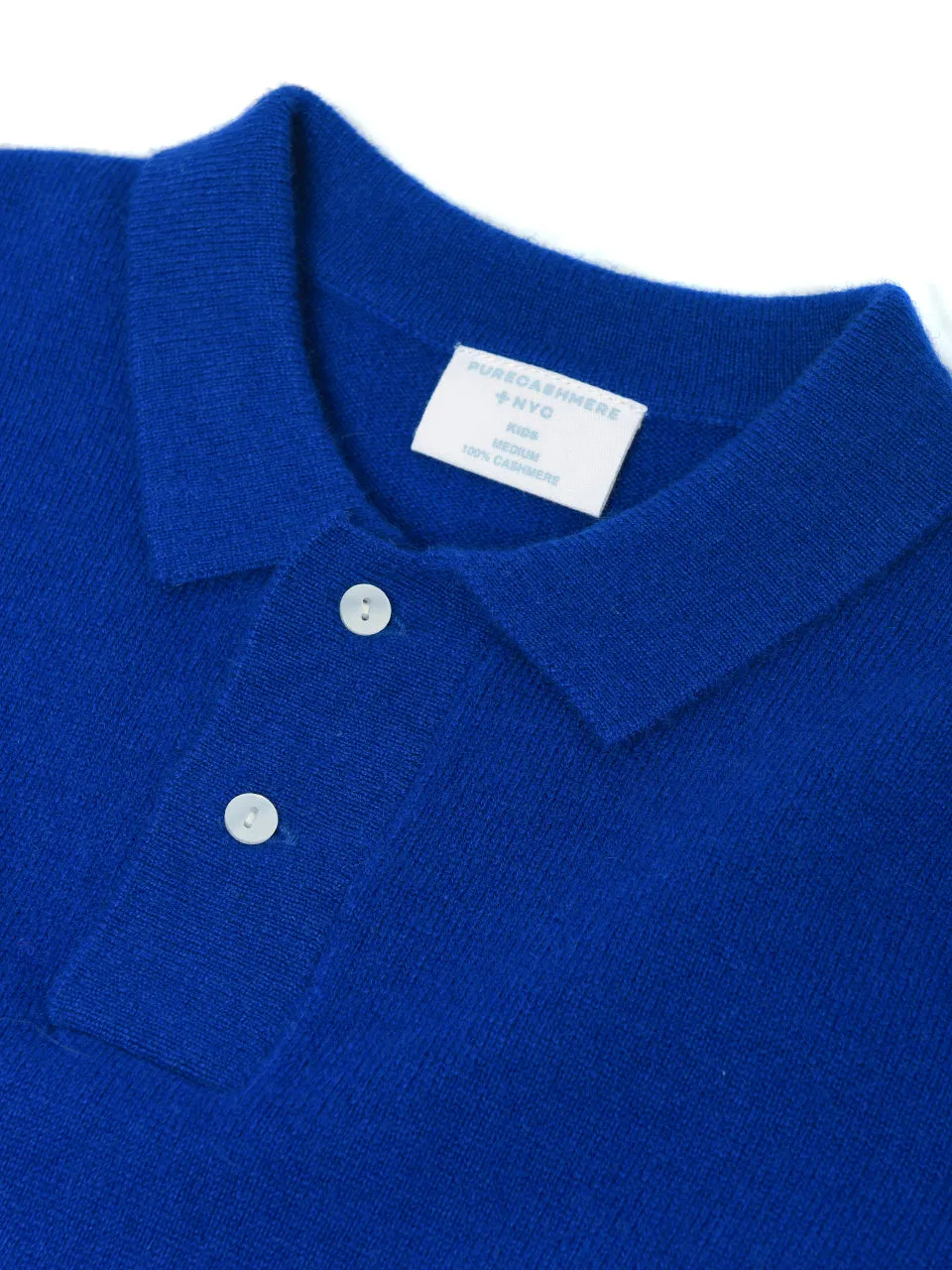 Kids Polo Sweater_Royal Blue