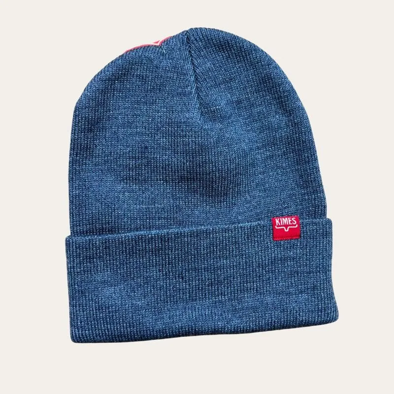 Kimes Ranch Clipped Beanie - Denim