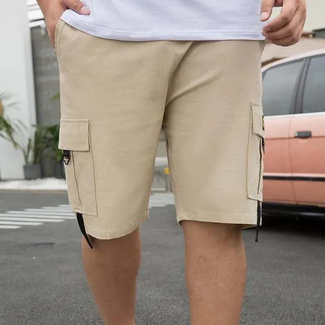 Korea STYLE 28-50 Inch Men'S SHORTS Cargo 2020 Summer Casual Bigger Pocket Classic 95% Cotton Brand Male Short Pants Trouers