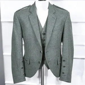 Lovat Green Tweed Braemar Jacket & Waistcoat