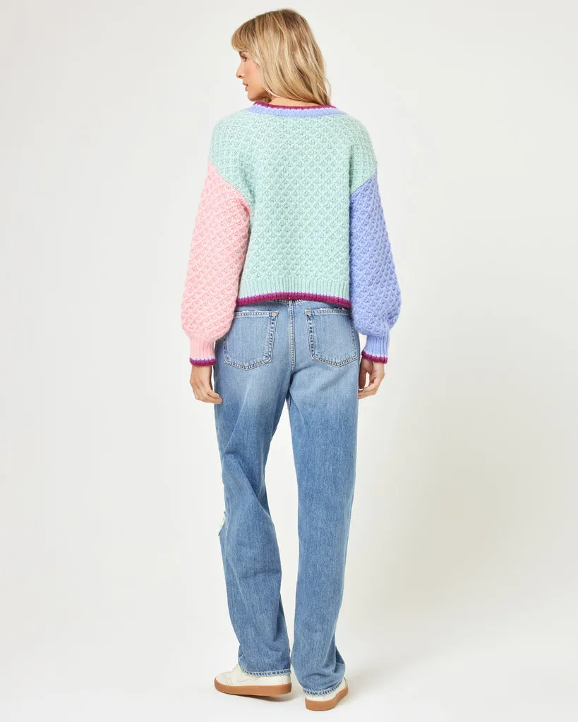 LSPACE Pretty Please Colorblock Sweater