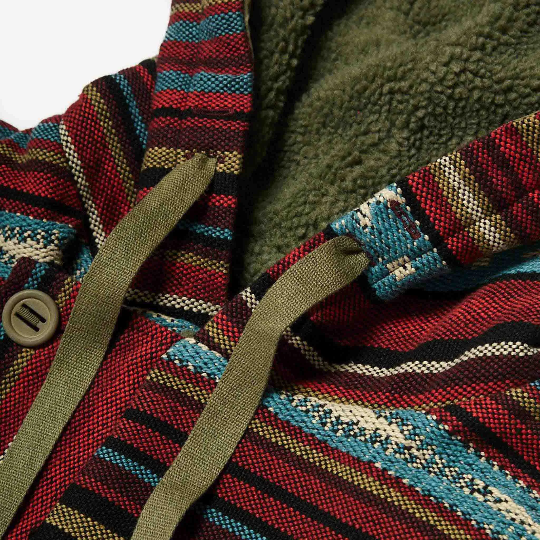 Maharishi Hill Tribe Reversible Parka Lama Red/Maha Olive