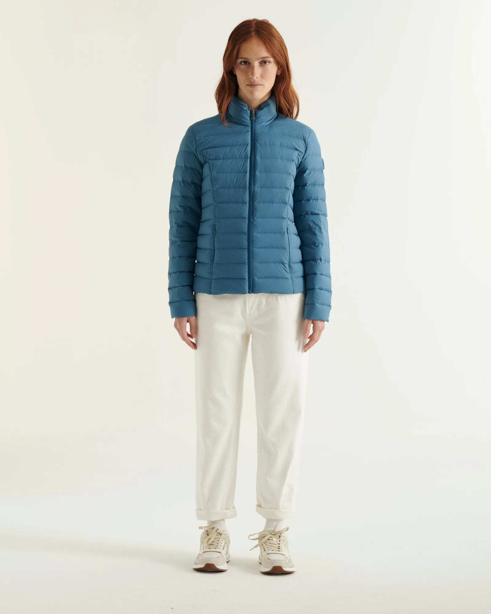 Maia light stretch winter jacket Blue jean