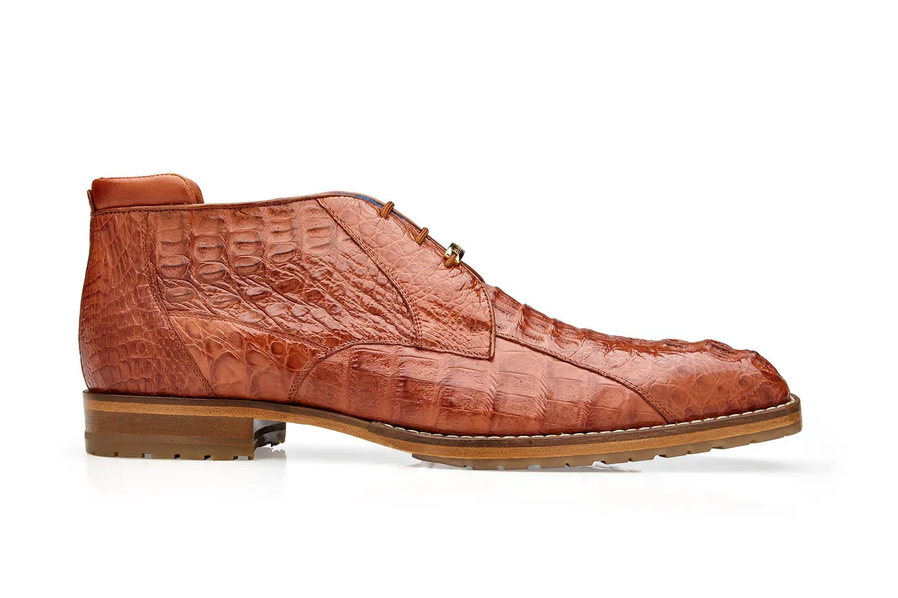 Marcello Hornback Crocodile Ankle Boot by Belvedere