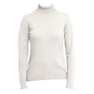 Marina V Polo Neck Sweater Ivory