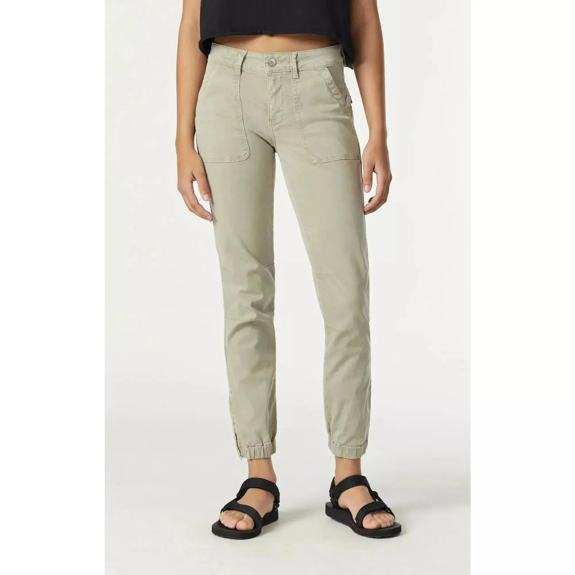 Mavi Ivy Abbey Stone Sateen Twill Jogger