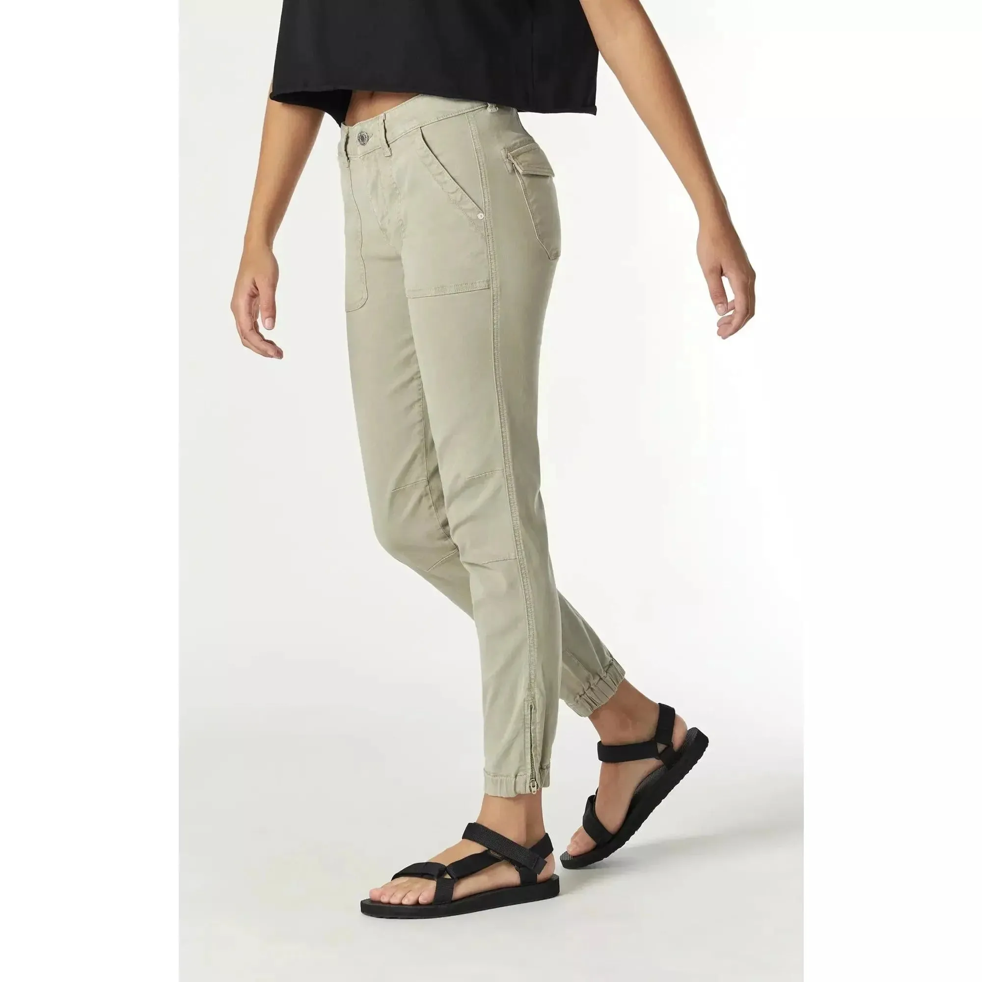 Mavi Ivy Abbey Stone Sateen Twill Jogger