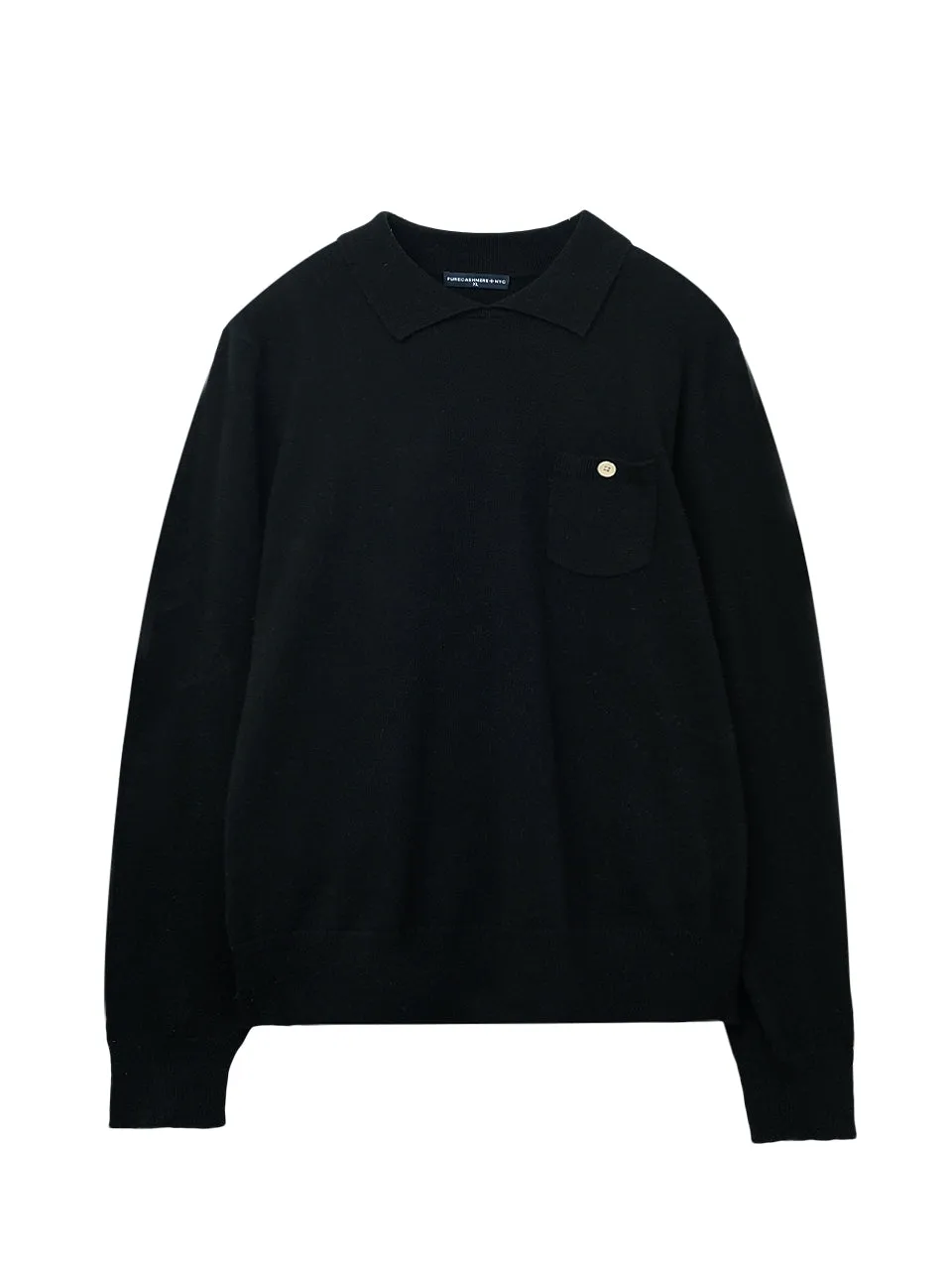 Men Polo Sweater_Black