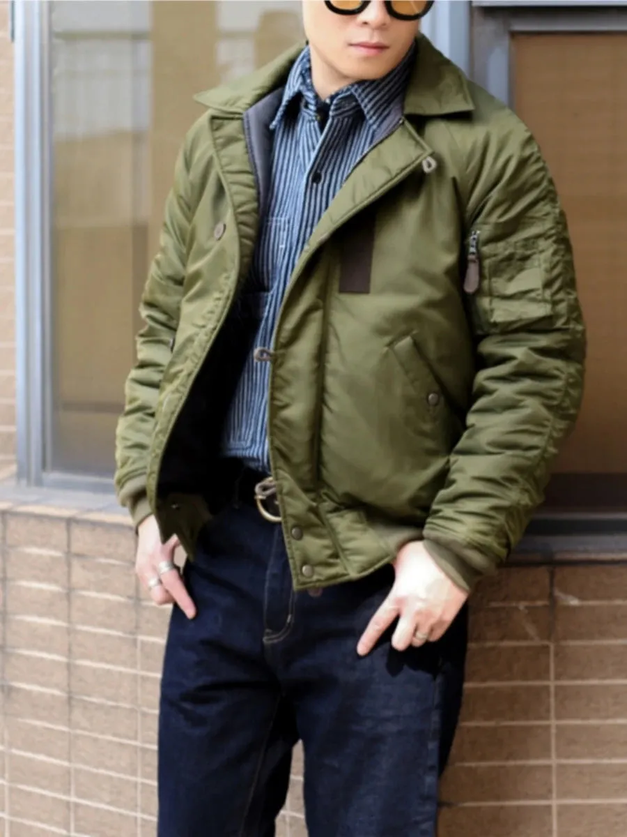 Men's N-2B Hooded Parkas Military Style Coat