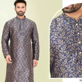 Mens Silk Kurta Pyjama Set