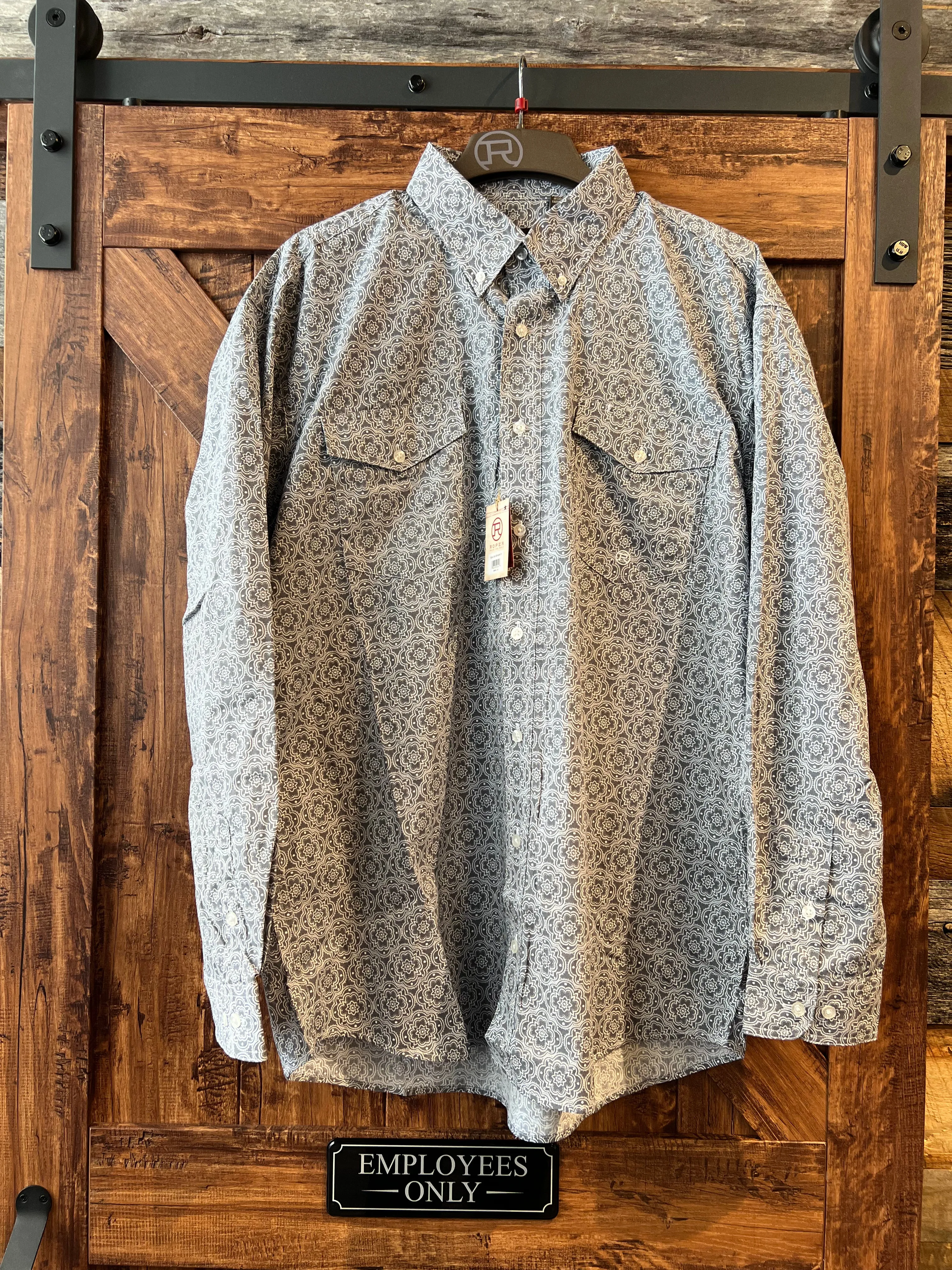 Men's Silver Medallion Shirt