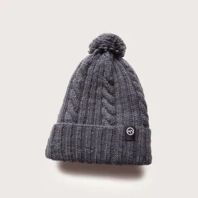 Merino Wool Ohakune Beanie - Slate