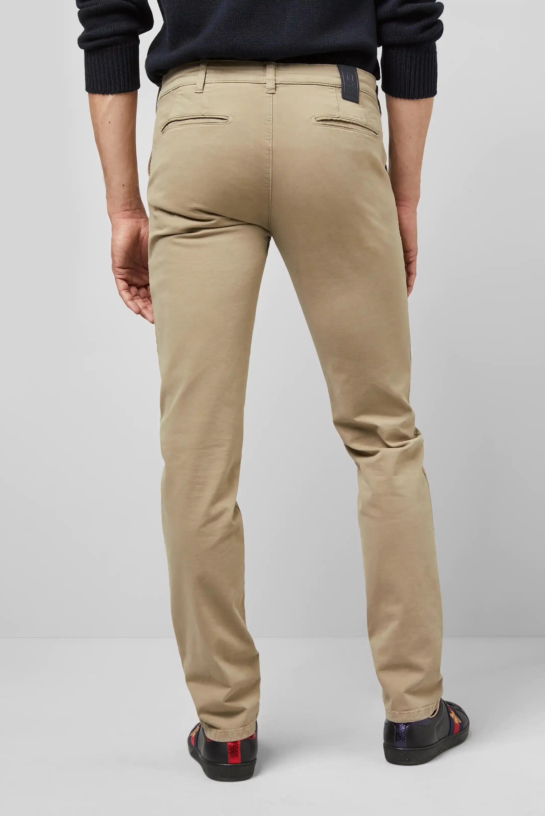 MEYER M5 Jeans - 6001 Soft Stretch Cotton Chinos - Beige